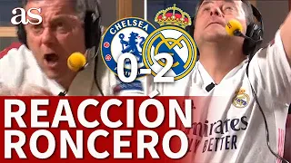 CHELSEA 0 REAL MADRID 2 | REACCIÓN RONCERO: GOLES RODRYGO, VINICIUS, COURTOIS| CHAMPIONS LEAGUE | AS