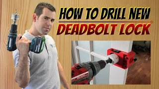 How to Install A Deadbolt Lock - How to Install a New Door Lock In 5 Simple Steps