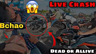 Live Crash Accident 😨|Saksham Manhas|#crash #live #foryou@DANIKRAJPUT
