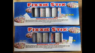 Fizzie stix firecracker (demo) #fireworks #pyro