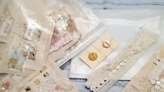 Recycled Cereal Liner Bag Ephemera Storage Tutorial