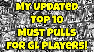 My Updated Top 10 MUST PULLS for Future FR/BT Weapons! Pull Planning For GL Players! [DFFOO GL]