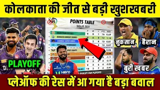 Delhi के खिलाफ Kolkata की बड़ी जीत से Points Table में बड़ा बवाल, DC MI RCB CSK की बढ़ी मुश्किलें