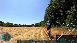 1 hour Inbike Wear Indoor Cycling Workout Garmin Ultra HD Video