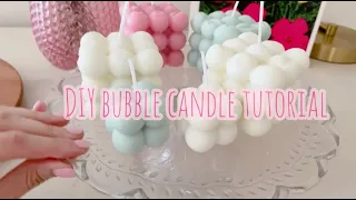 BUBBLE CANDLE DIY TUTORIAL