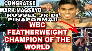 Breaking!!MARK MAGSAYO NEW WBC FEATHERWEIGHT CHAMPION!! CONGRATS!!!!