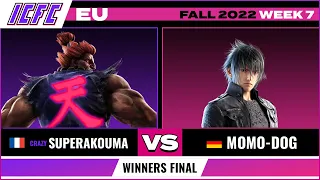 Super Akouma (Akuma) vs Momo-dog (Noctis) Winners Final - ICFC EU Tekken 7 Fall 2022 Week 7