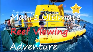 Reef Viewing Adventure.  What You Can See In The Belly Of The Reef Dancer.