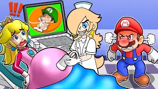 Peach is Pregnant But What Happened? - Mario Sad Story - Super Mario Bros Animation