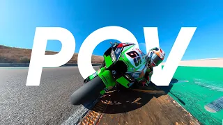 Full Throttle Motorcycle Run POV with Kawasaki Racing Team (ft. Jonathan Rea)