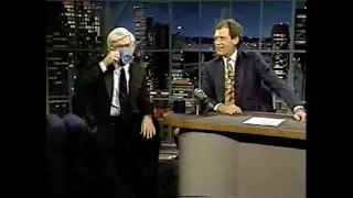 Phil Donahue on Letterman, March 19, 1991