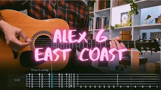 East Coast Alex G Сover / Guitar Tab / Lesson / Tutorial