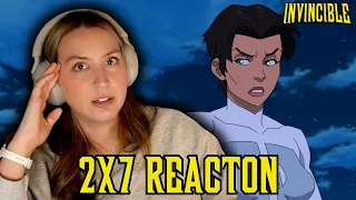 SHE'S TOO GOOD!! | Invincible S2 Ep7 Reaction - "I'M NOT GOING ANYWHERE"