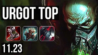 URGOT vs WUKONG (TOP) | 6/0/3, 1.5M mastery, Dominating | EUW Diamond | 11.23