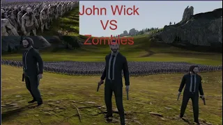 3 John Wicks vs 30K Zombies - Ultimate Epic Battle Simulator 2 #UEBS2