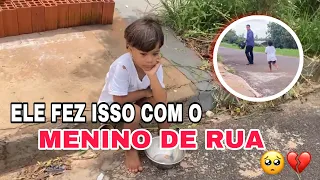 ELE FEZ ISSO COM O POBRE MENINO DE RUA , MAS RECEBEU UMA GRANDE LIÇÃO 😭💔