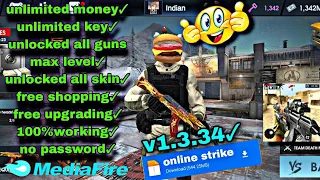 FPS online strike:PVP shooter mod APK || unlimited money and keys || hindi