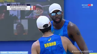 GEORGE / ANDRE vs BRUNO SCHMIDT / EVANDRO Circuito Brasileiro de Vôlei de Praia OPEN 5ª Etapa FINAL