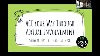 ACE Your Way Through Virtual Involvement Workshop