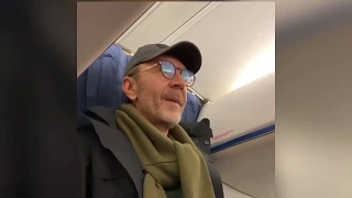 Сергей Шнуров бортпроводник на рейсе Воронеж-Уфа ✈️