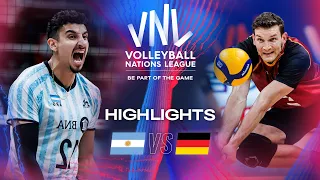 🇦🇷 ARG vs. 🇩🇪 GER - Highlights | Week 1 | Men's VNL 2024