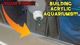 HOW TO GLUE ACRYLIC AQUARIUMS // AQUARIUM MANUFACTURE // PART 2