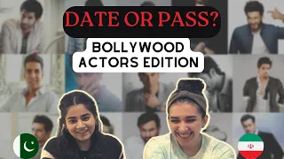 Reacting to: Date or Pass? Foreigners Choose Between Bollywood Actors! FOREIGNERS REACT | SARCASM