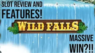 Wild Falls Play n Go slot review and Gold Rush Bonus! Huge win!
