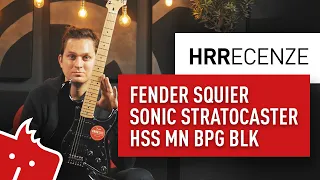 HRR: Fender Squier Sonic Stratocaster HSS MN BPG BLK