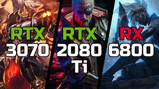 RTX 3070 vs RTX 2080 Ti vs RX 6800 - Test in 19 Games