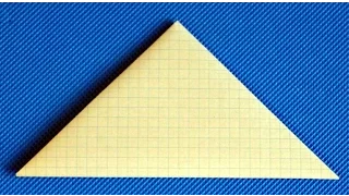 Как сделать конверт - треугольник из бумаги. Письмо солдату своими руками.