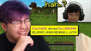 Gw Berbagi Rp1.000.000 Ke Youtuber Kecil Minecraft Diawal Bulan Puasa