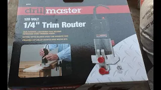 Harbor Freight Trim Router 2.4 amp 1/4 inch.