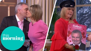 The Loose Women Give Eamonn a Valentines Surprise | This Morning