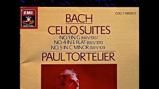 Bach - Cello Suites 2,3,6 (reference recording : Paul Tortelier 1983)