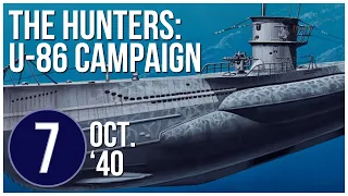The Hunters Campaign / Playthrough - GMT Games - Wargame - U-boat Solitaire Patrol 7