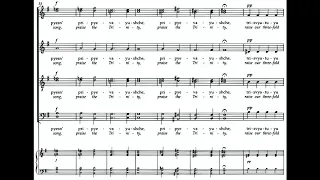 Pyotr Tchaikovsky: Hymn of the Cherubim (w. Score)