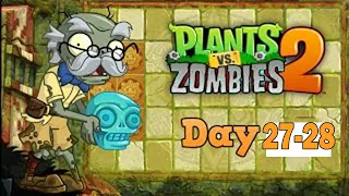 Lost City Day 27-28 Plant vs zombies 2 (ios, android, pc) gameplay...Play Walker