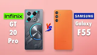 Infinix GT 20 Pro vs Samsung Galaxy F55 : Full Comparison 🤔