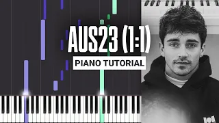 AUS23 (1:1) - Charles Leclerc - Piano Tutorial - Free Sheet Music