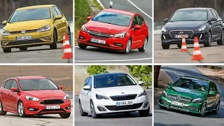 Volkswagen Golf vs Opel Astra vs Hyundai i30 vs Ford Focus vs Peugeot 308 vs Mercedes A-Class