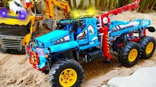 견인차 자동차 장난감 조립놀이 포크레인 구출 트럭놀이 Tow Truck Car Toy Assembly