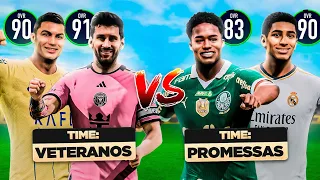 DESAFIO: MAIORES PROMESSAS VS MELHORES VETERANOS!!