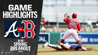 Braves vs. Red Sox | 2024 Spring Breakout Highlights