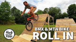 Building a Roll In for My Dirt Jumps! - How to Build a Roll In