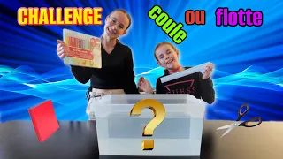 CHALLENGE :  COULE OU FLOTTE --- FOURNITURES SCOLAIRE ---