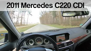 2011 Mercedes C220 CDI W204 POV Review