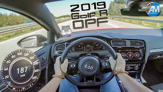 2019 Golf 7 R OPF (300hp) - 0-250 km/h acceleration🏁