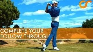 HOW TO COMPLETE YOUR GOLF FOLLOW THROUGH