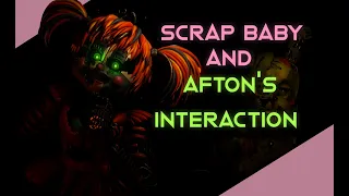 (Blender Eevee/FNAF) Scrap Baby and Afton's Interaction